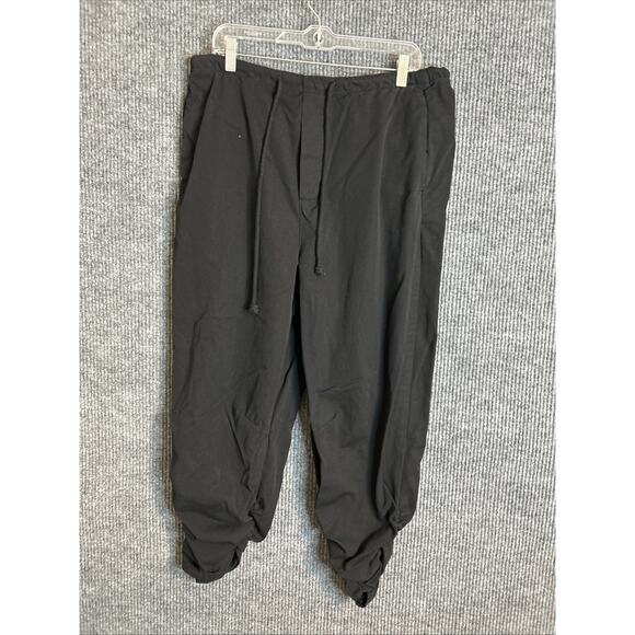 Free People Womens Parachute Jogger Pants Size XS Oversized Black High Rise - Picture 1 of 11